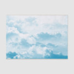 Fluffy White Clouds Blue Sky Decoupage Tissue Paper