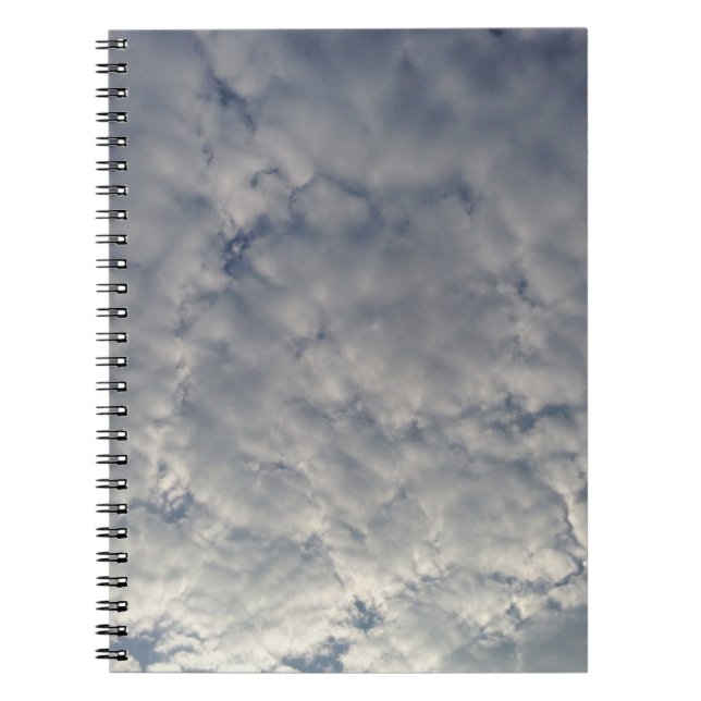 Fluffy White Clouds Notebook (Front)