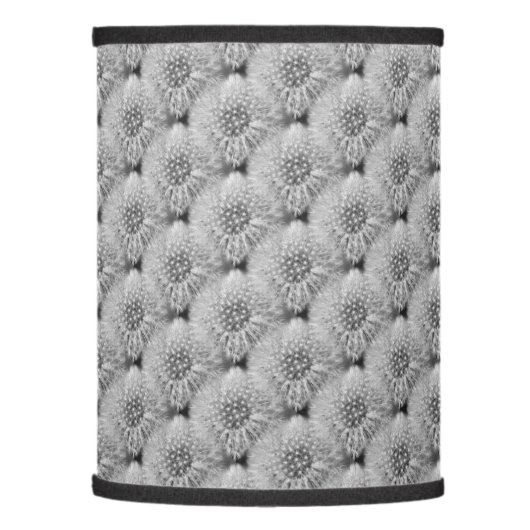Fluffy White Dandelions Nature Pattern  Lamp Shade (Left)