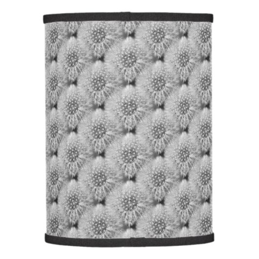Fluffy White Dandelions Nature Pattern  Lamp Shade (Back)