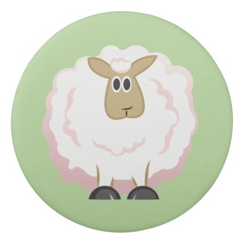 Fluffy White Sheep Eraser