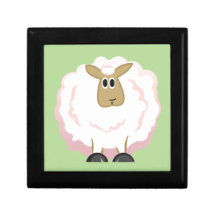 Fluffy White Sheep Gift Box