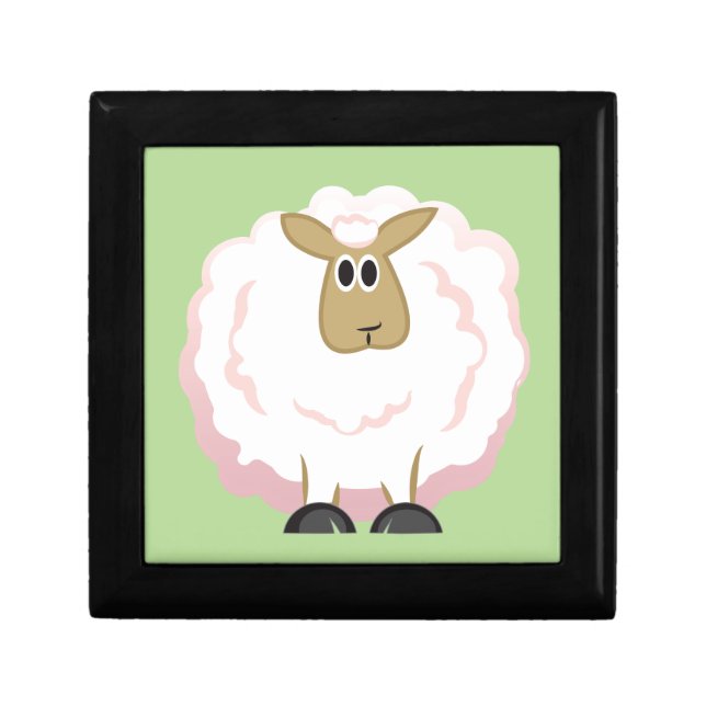 Fluffy White Sheep Gift Box (Front)