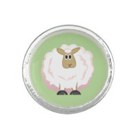 Fluffy White Sheep
