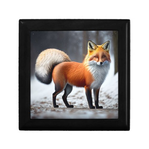 Fluffy Wild Fox Gift Box