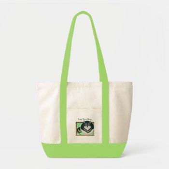 Fluffy Wolf Tote by Customizables at Zazzle