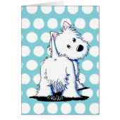 Fluffybutt Westie Cards (Front)