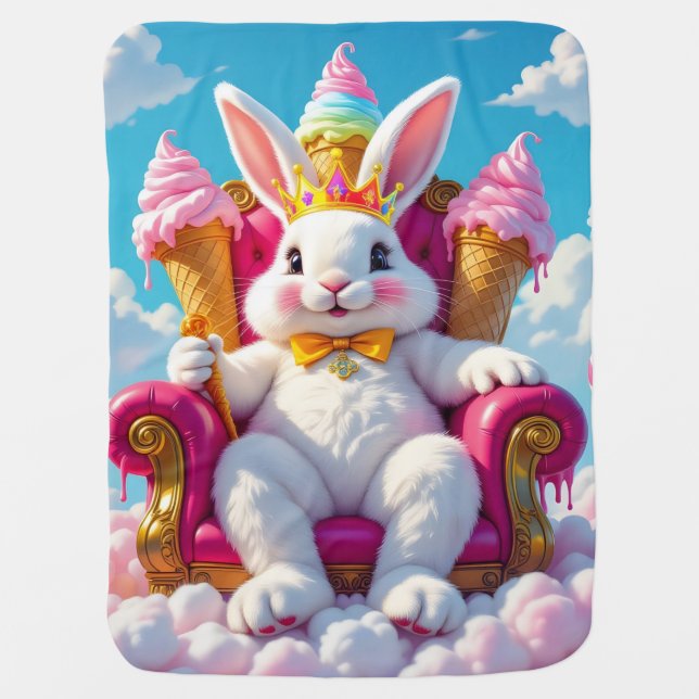 FluffyCloudConfections Baby Blanket (Front)