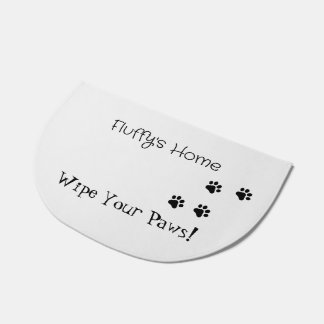 Fluffy's Home – Wipe Your Paws! 🐾 Doormat