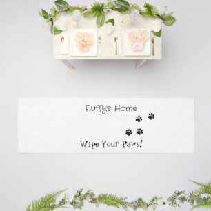 Fluffy's Home – Wipe Your Paws! 🐾 Outdoor Rug