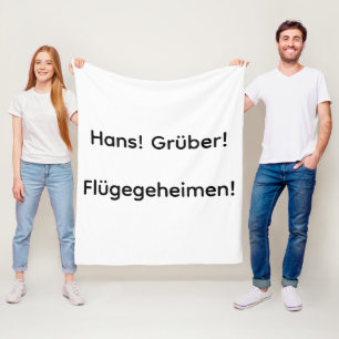 Flügegeheimen Fleece Blanket
