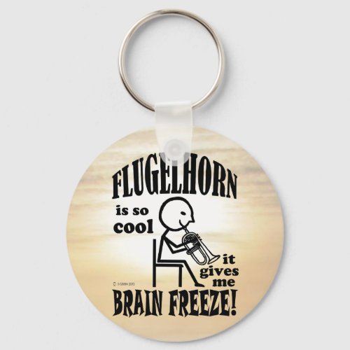Flugelhorn Brain Freeze Keychain
