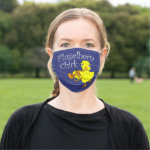 Flugelhorn Chick White Text Cloth Face Mask