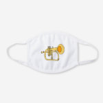 Flugelhorn Musical Instrument White Cotton Face Mask