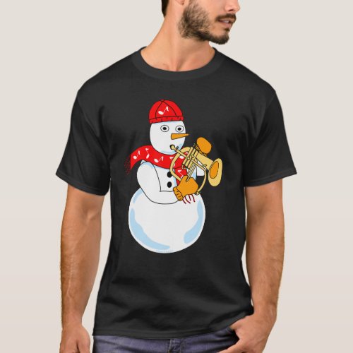 Flugelhorn Snowman T_Shirt