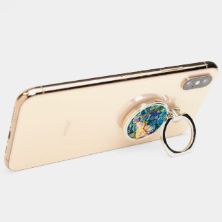 Fluid Art, Abstract Art Phone Ring Stand