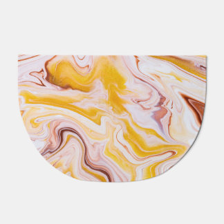 Fluid art: iridescent abstract texture. doormat