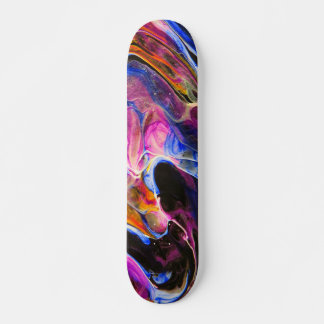 Fluid Art Painting Skateboard