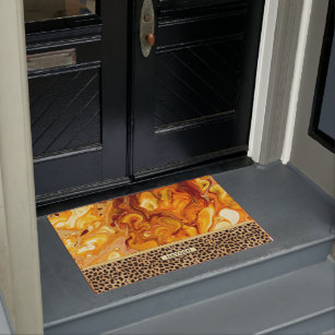 Leopard Doormats Welcome Mats Zazzle