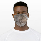 Fluid Brownstone Adult Cloth Face Mask (Worn)