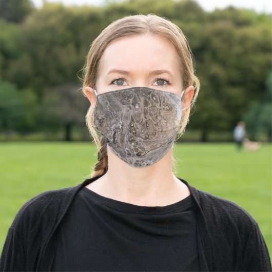 Fluid Brownstone Adult Cloth Face Mask (Outside)
