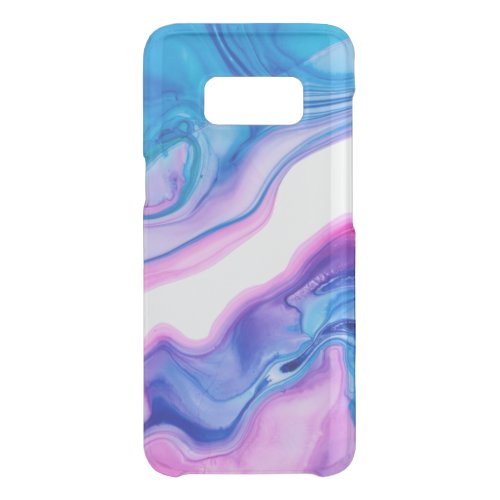 Fluid colors abstract geode texture uncommon samsung galaxy s8 case