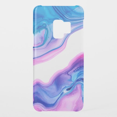 Fluid colors geode ink texture uncommon samsung galaxy s9 case