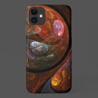 Fluid Connection Abstract Art Case-Mate iPhone Case