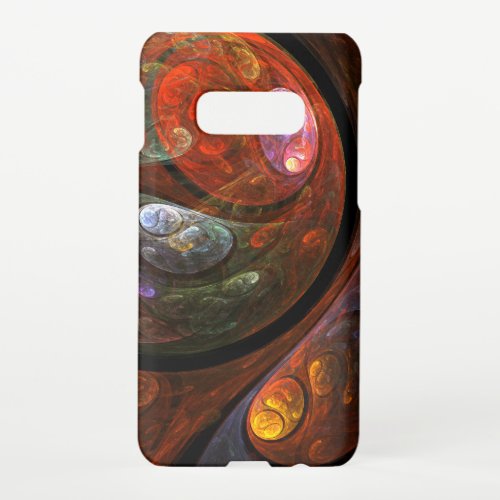 Fluid Connection Abstract Art Glossy Samsung Galaxy S10E Case