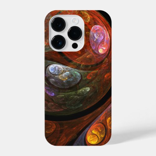 Fluid Connection Abstract Art iPhone 14 Pro Case