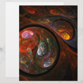Fluid Connection Abstract Art Letterhead (Front/Back)