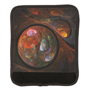 Fluid Connection Abstract Art Luggage Handle Wrap