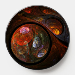 Fluid Connection Abstract Art PopSocket