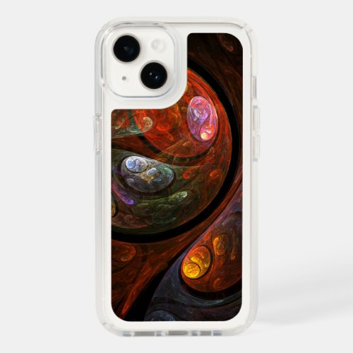 Fluid Connection Abstract Art Speck iPhone 14 Case