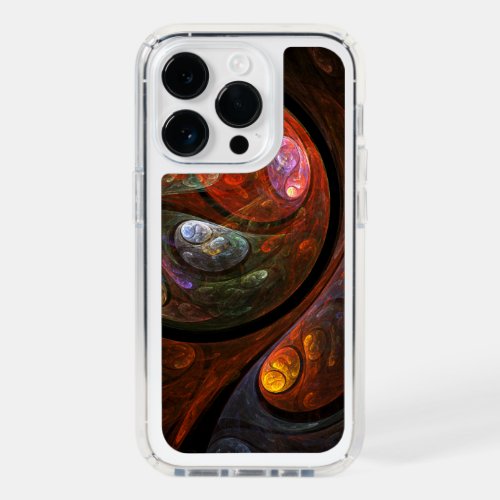 Fluid Connection Abstract Art Speck iPhone 14 Pro Case