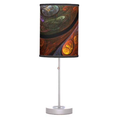 Fluid Connection Abstract Art Table Lamp