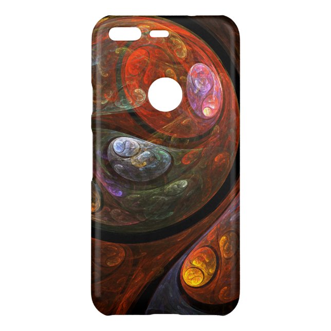 Fluid Connection Abstract Art Uncommon Google Pixel Case (Back)