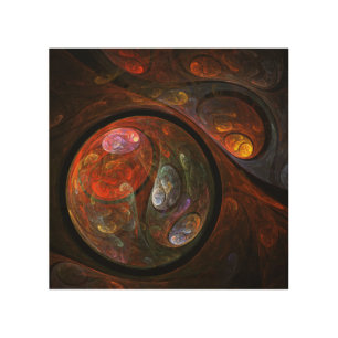 Fluid Connection Modern Cosmic Abstract Art