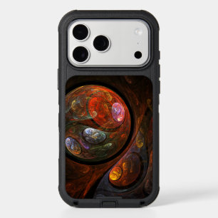 Fluid Connection Modern Cosmic Abstract Art iPhone 17 Pro Max Case