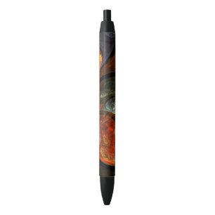 Fluid Connection Modern Cosmic Abstract Art Pen