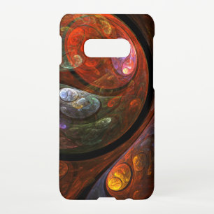 Fluid Connection Modern Cosmic Abstract Art Samsung Galaxy S10E Case