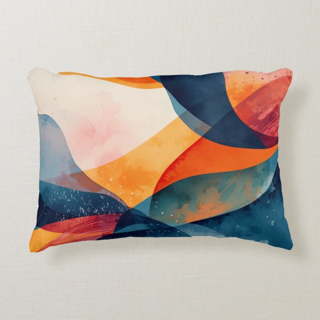 "Fluid Dynamics" Accent Pillow (Front)