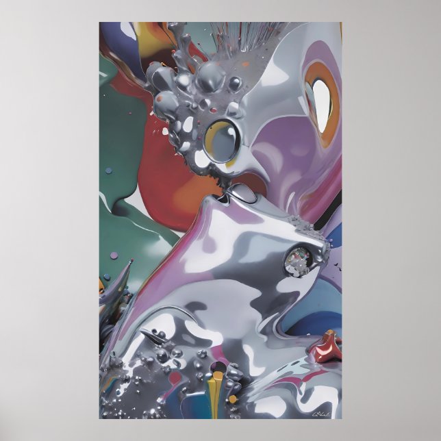 Fluid Futurism Poster (Front)