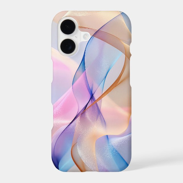 Fluid Harmony in Motion iPhone Case (Back)