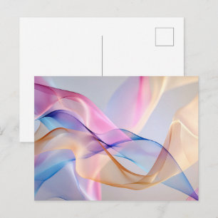 Fluid Harmony in Motion Postcard