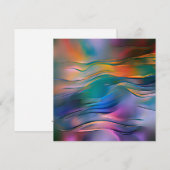 "Fluid Horizons" Contemporary Abstract Art (Front/Back)
