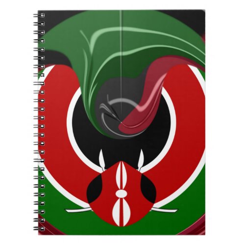 Fluid Kenya Flag Hakuna Matata Notebook