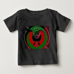 Fluid Kenyan Flag: A Modern Design Baby T-Shirt