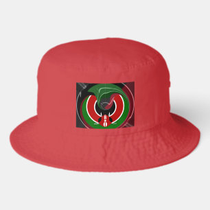 Fluid Kenyan Flag: A Modern Design Bucket Hat