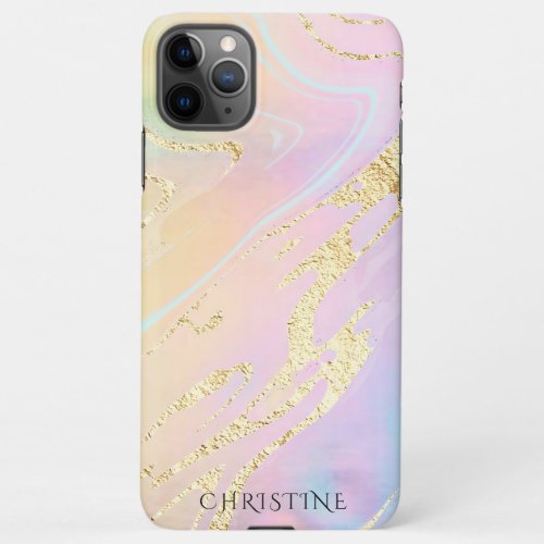 fluid marble art iPhone case